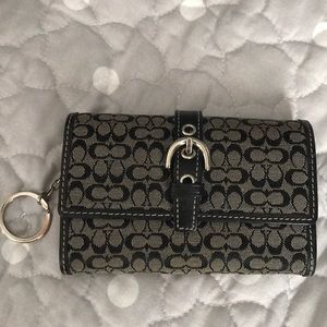 Coach Wristlet Keychain Wallet